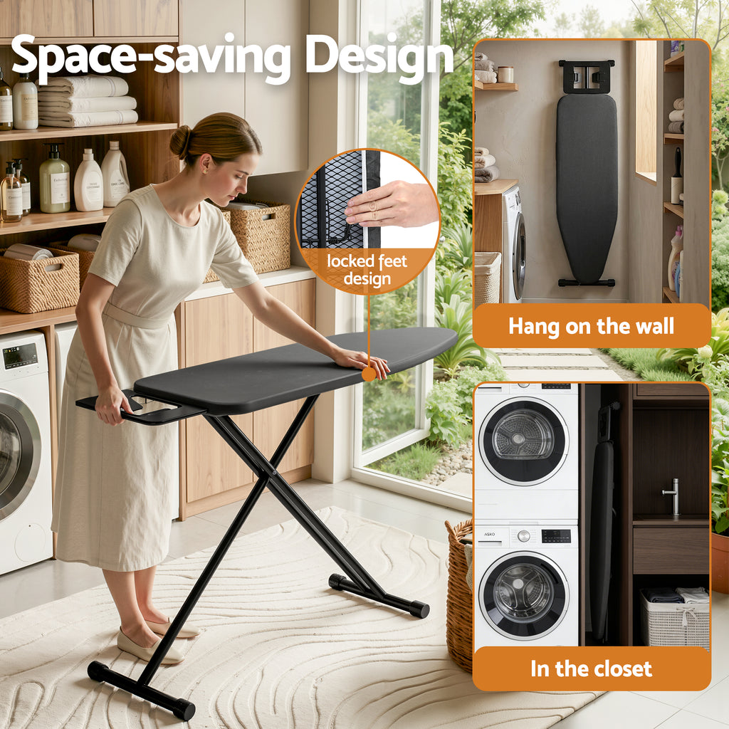 Artiss Ironing Board with Iron Rest with 3 Layers Extra Thick Cover Easy Storage