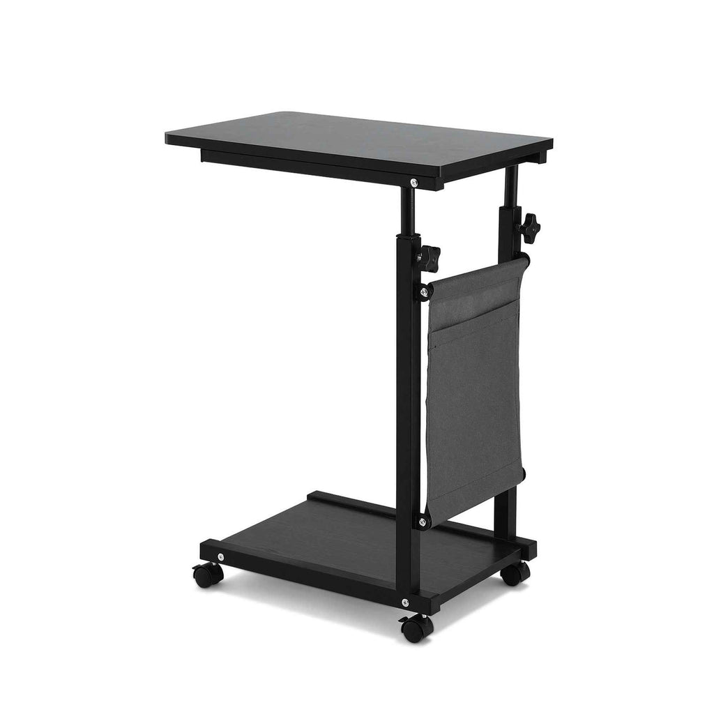 Artiss Laptop Desk Height Adjustable Mobile Workstation Computer Desks 48CM Black