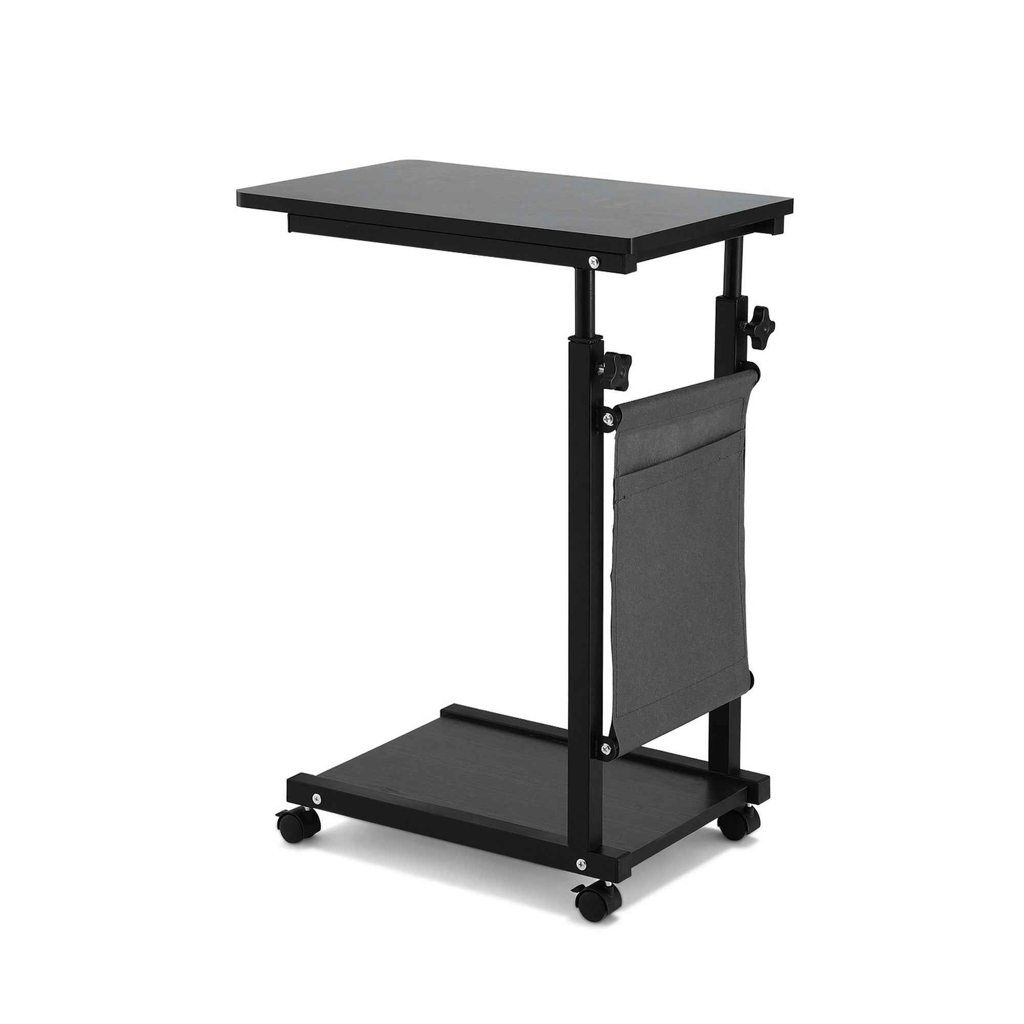 Artiss Laptop Desk Height Adjustable Mobile Workstation Computer Desks 48CM Black