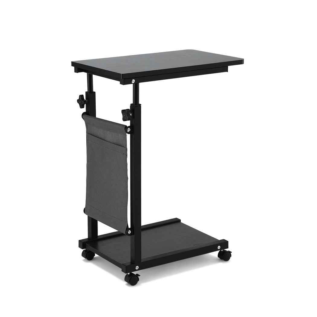 Artiss Laptop Desk Height Adjustable Mobile Workstation Computer Desks 48CM Black