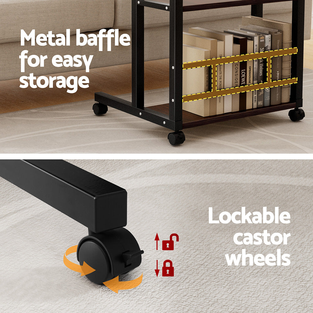 Artiss Laptop Desk Height Adjustable Mobile Workstation Computer Desks 60CM