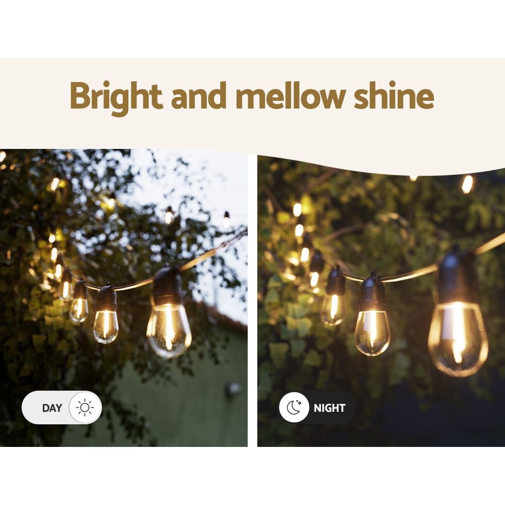 82m Festoon Lights Christmas Fairy String Lights Outdoor Party Garden Decor