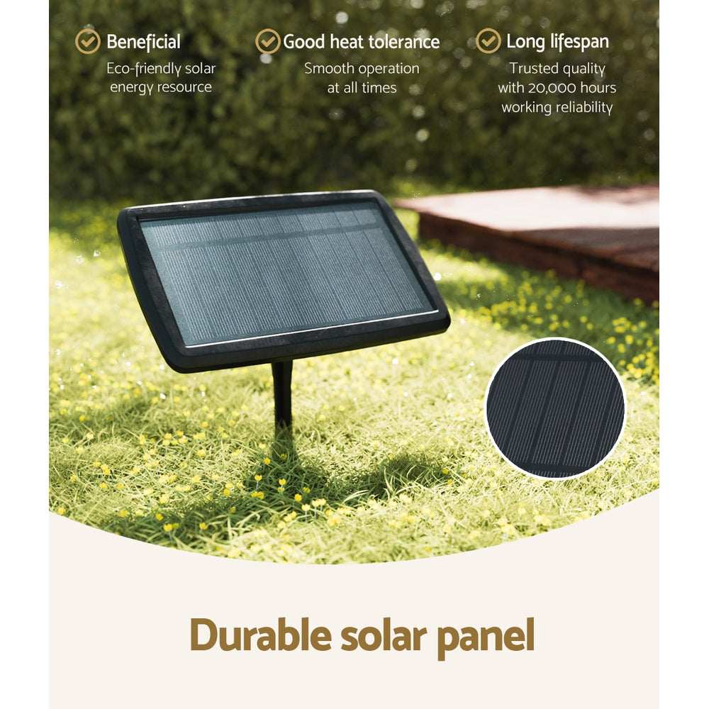 Guirnalda de luces LED solares para exteriores de 95 m, decoración para fiestas navideñas