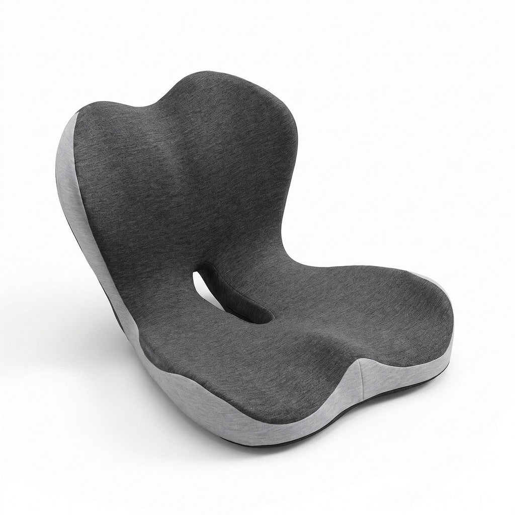 Artiss Ergonomic Seat Cushion with Lumbar Support for Office Chair, Memory Foam Coccyx and Lumbar Support Pad for Car Office Wheelchair Home