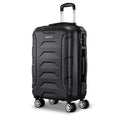 Maleta de viaje con ruedas Wanderlite de 20" y 55 cm con estuche rígido TSA y correas ligeras