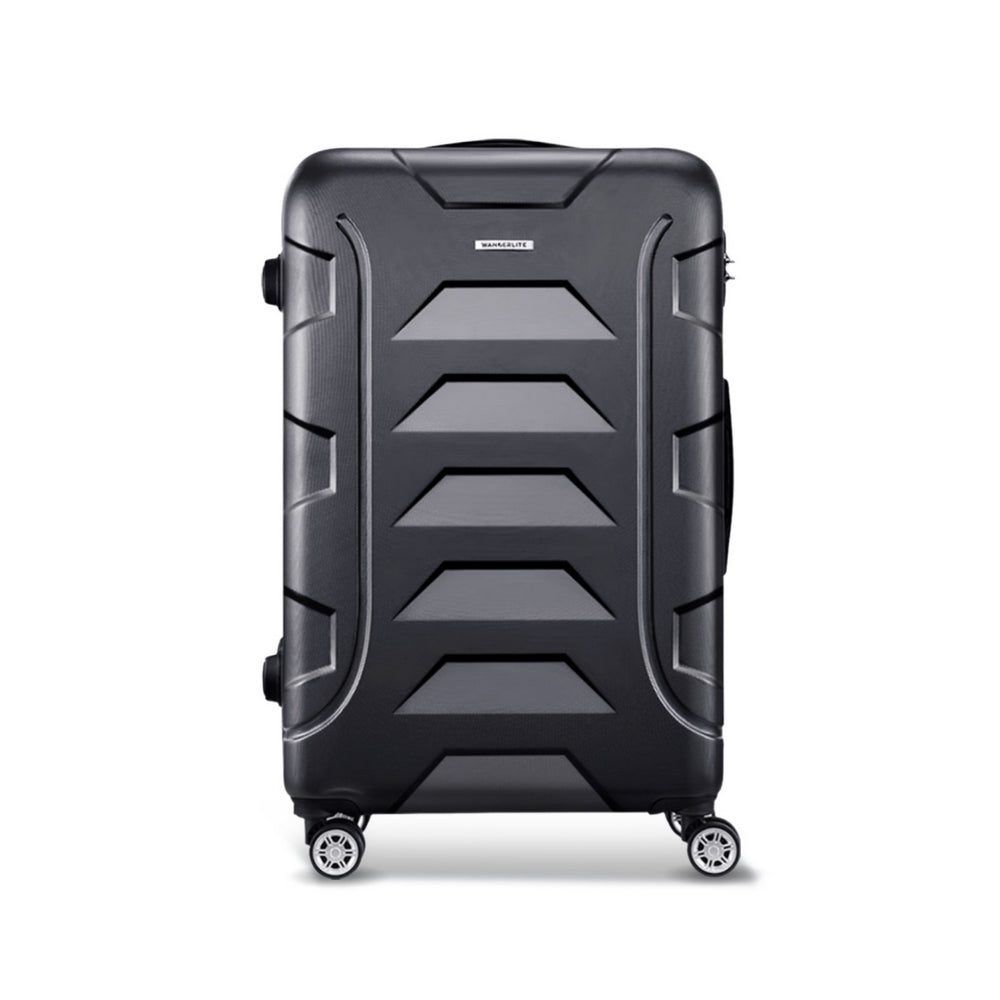 Maleta de viaje con ruedas Wanderlite de 28" y 75 cm con estuche rígido TSA y correas ligeras