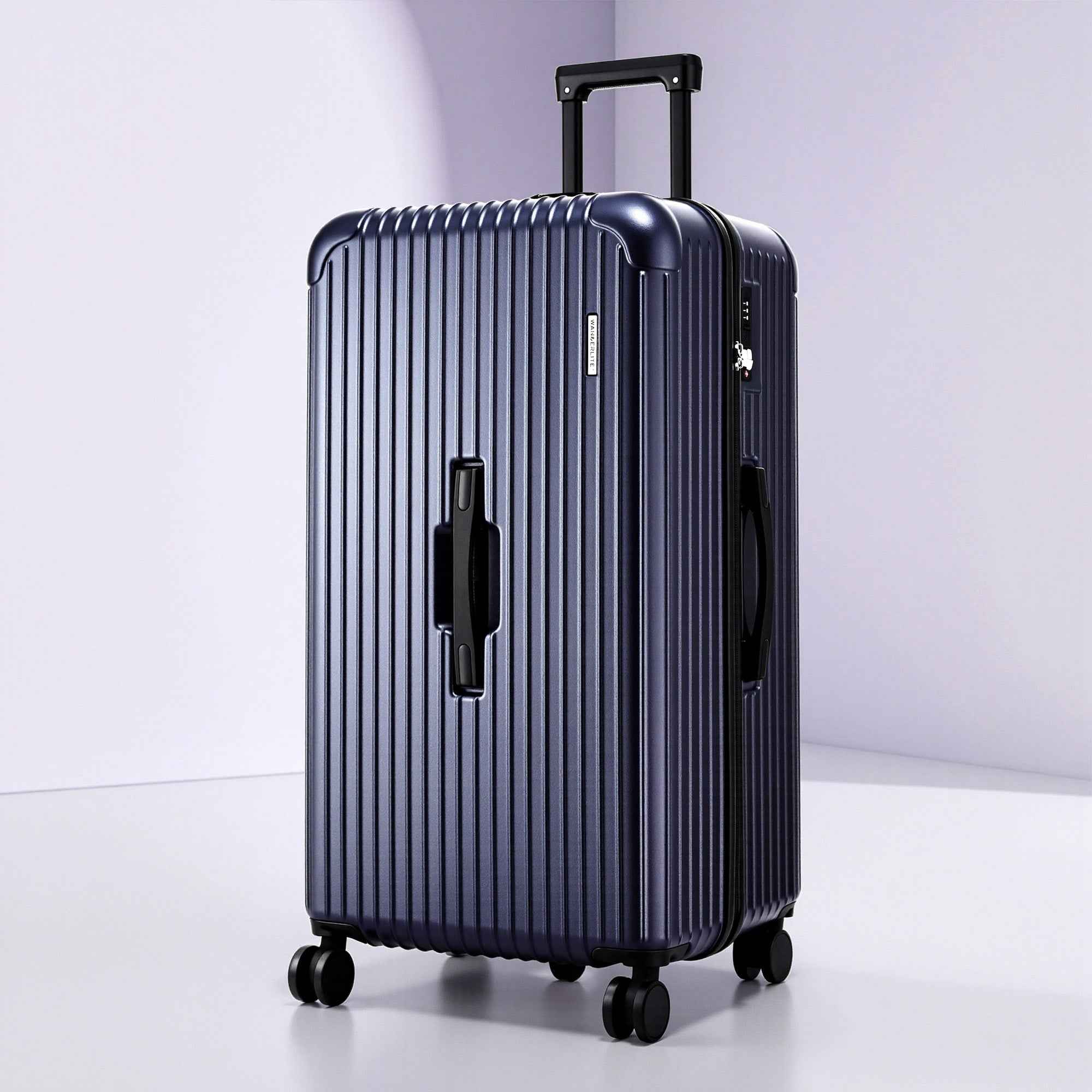 Wanderlite 32" Trunk Luggage Suitcase Travel TSA Type-C 5 Wheels Deep Indigo