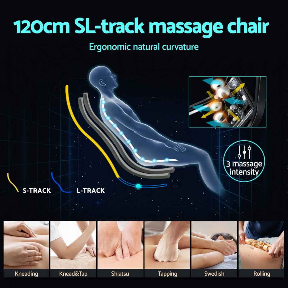 Livemor Massage Chair Electric Recliner Home Massager 3D OLIN