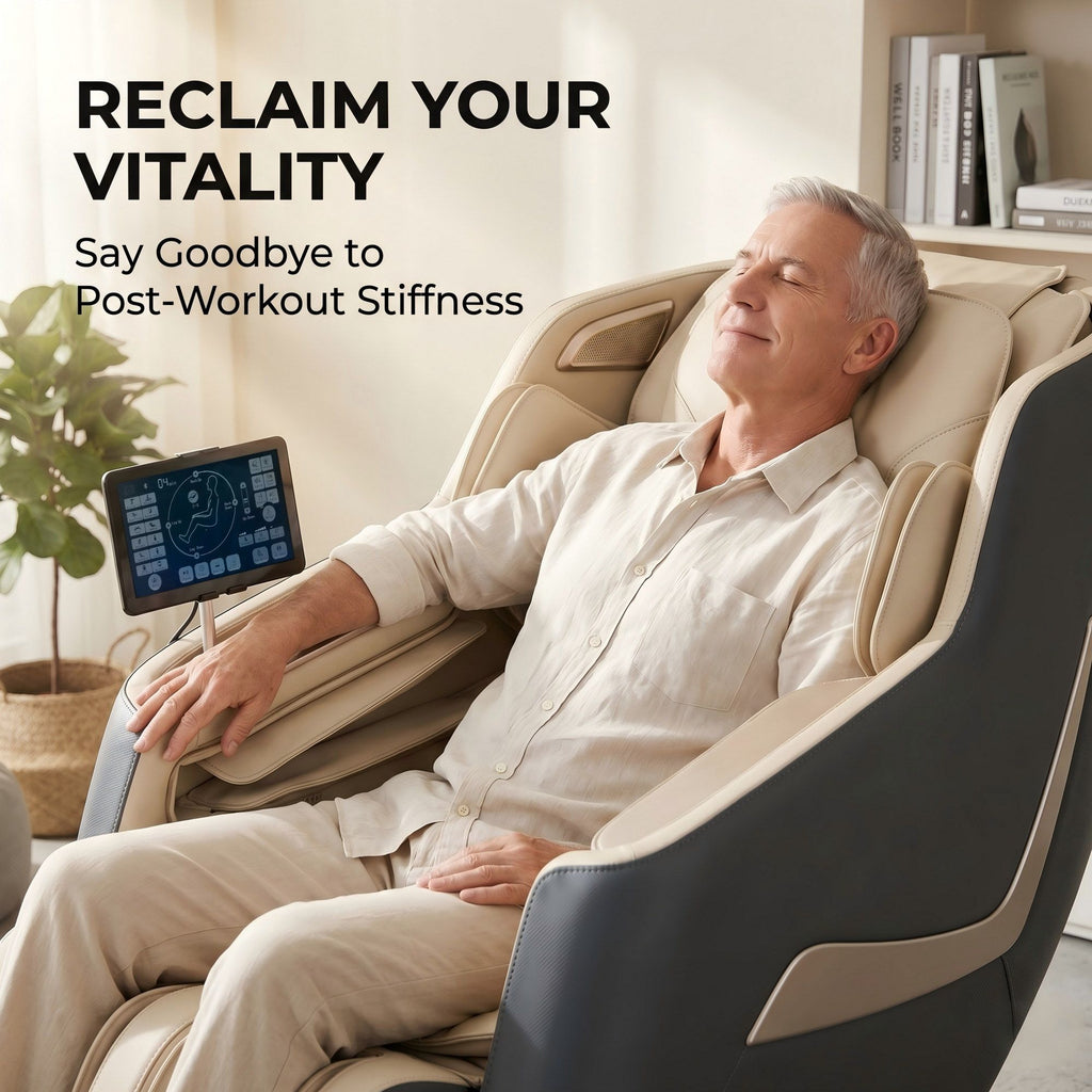 Sillón de masaje reclinable eléctrico Livemor para el hogar, masajeador 3D Opal