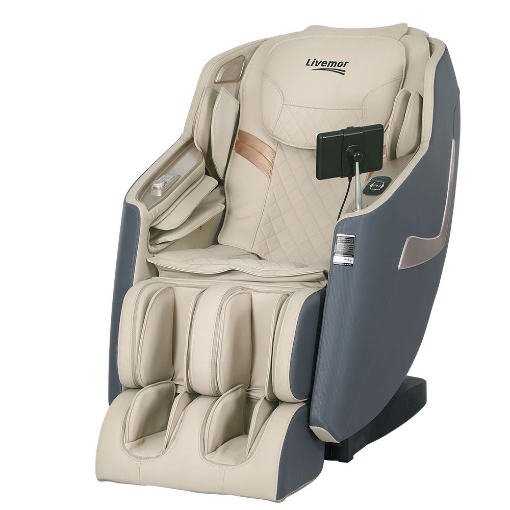 Sillón de masaje reclinable eléctrico Livemor para el hogar, masajeador 3D Opal