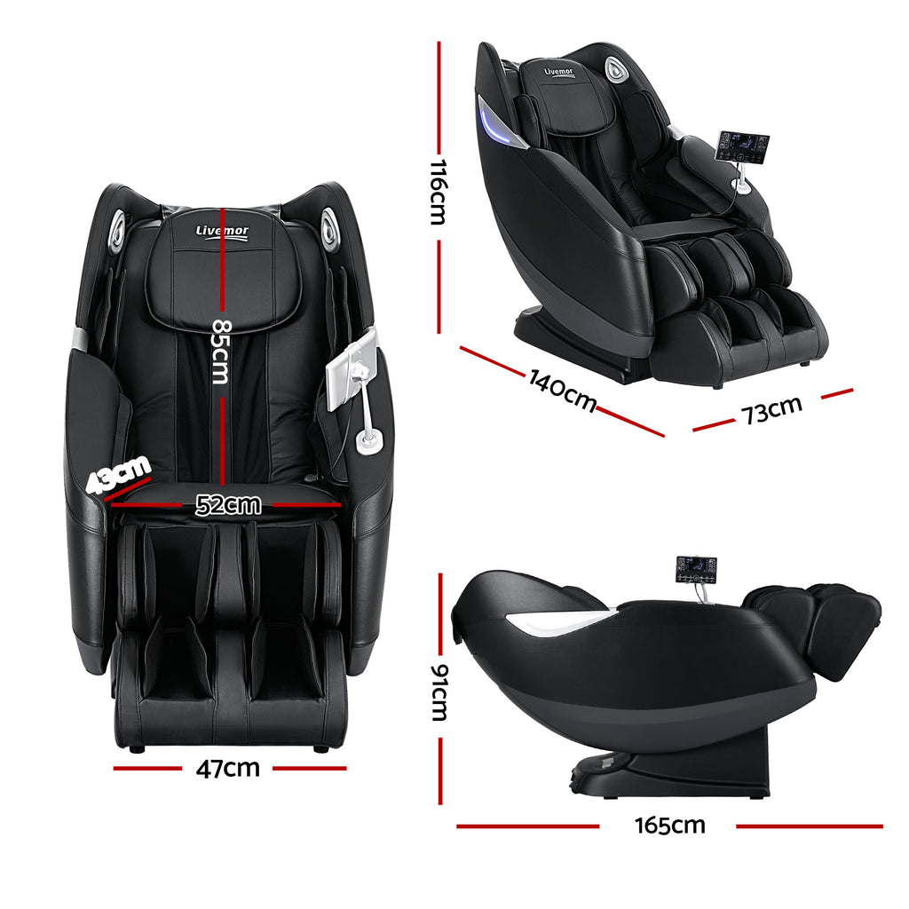 Sillón de masaje reclinable eléctrico Livemor Masajeador 3D para el hogar Flynn