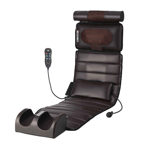 Livemor Massage Mat Kneading Neck Foot Massager Heated Vibration Airbag Mattress