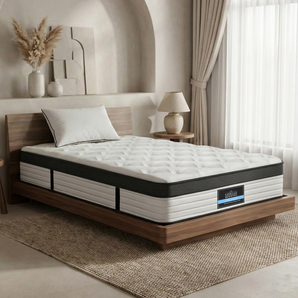 Colchón Giselle Bedding de 31 cm con parte superior europea para cama individual