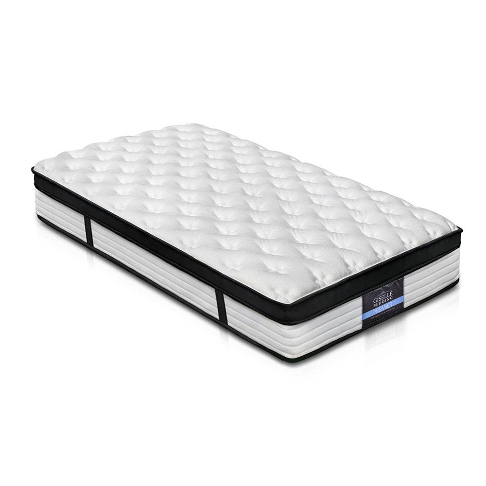 Colchón Giselle Bedding de 31 cm con parte superior europea para cama individual