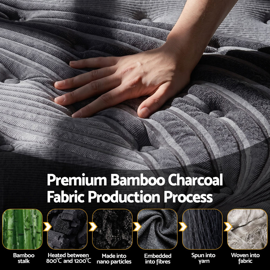 Funda de colchón de bambú Giselle Bedding de 34 cm tamaño Queen