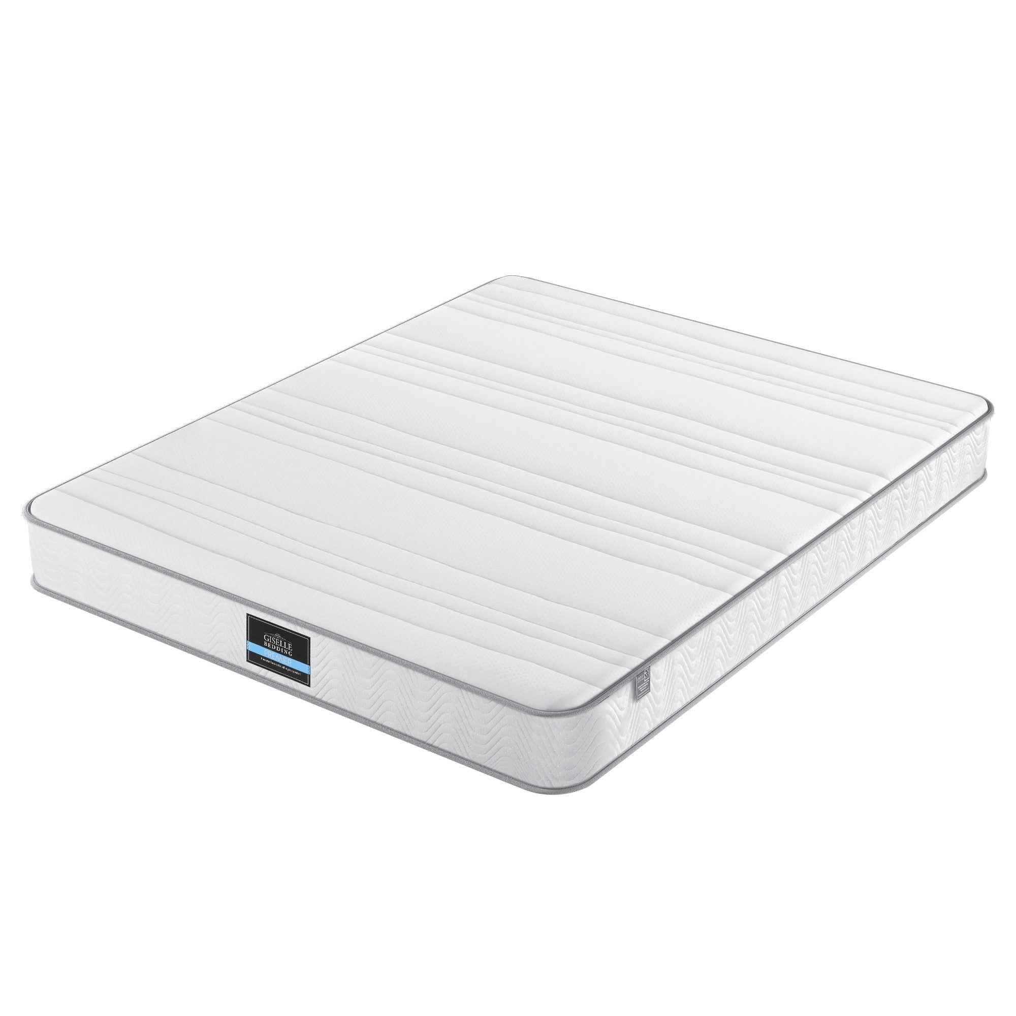 Giselle King Mattress 20cm with Reinforced Edge Support Egg-Crate Foam
