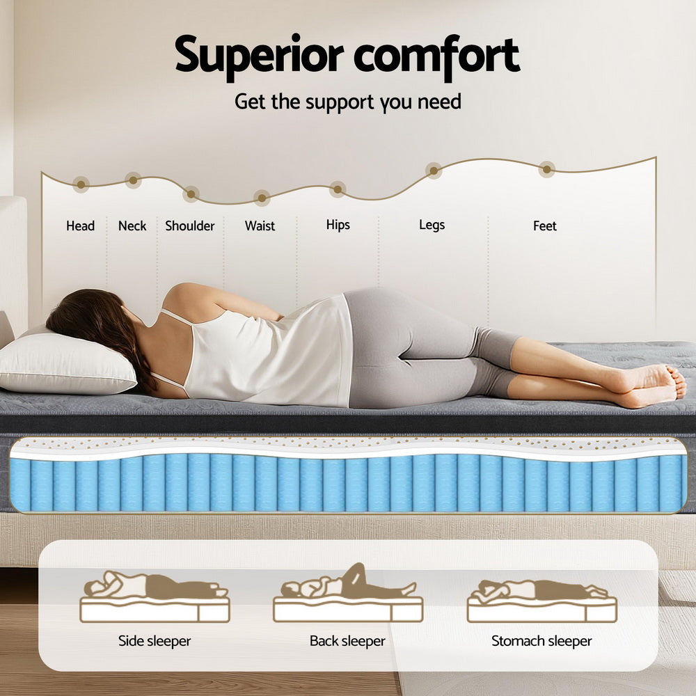 26cm Giselle Mattress Single Latex Foam Mattresses