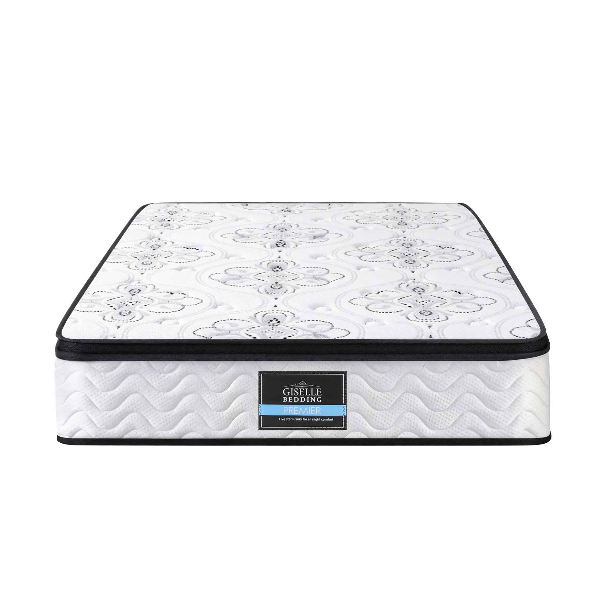 Giselle Bedding 30cm Mattress Pocket Spring Medium Firm Foam Euro Top Single