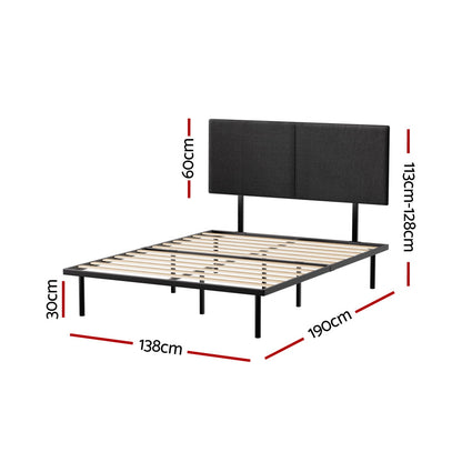 Artiss Bed Frame Double Size Metal Frame NOR