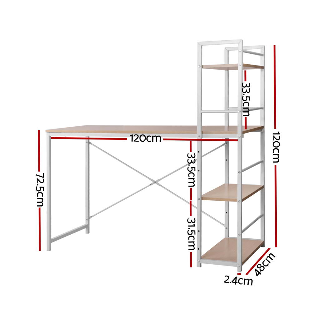 Artiss 电脑桌架 橡木 120CM