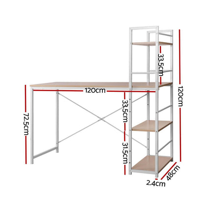 Artiss 电脑桌架 橡木 120CM