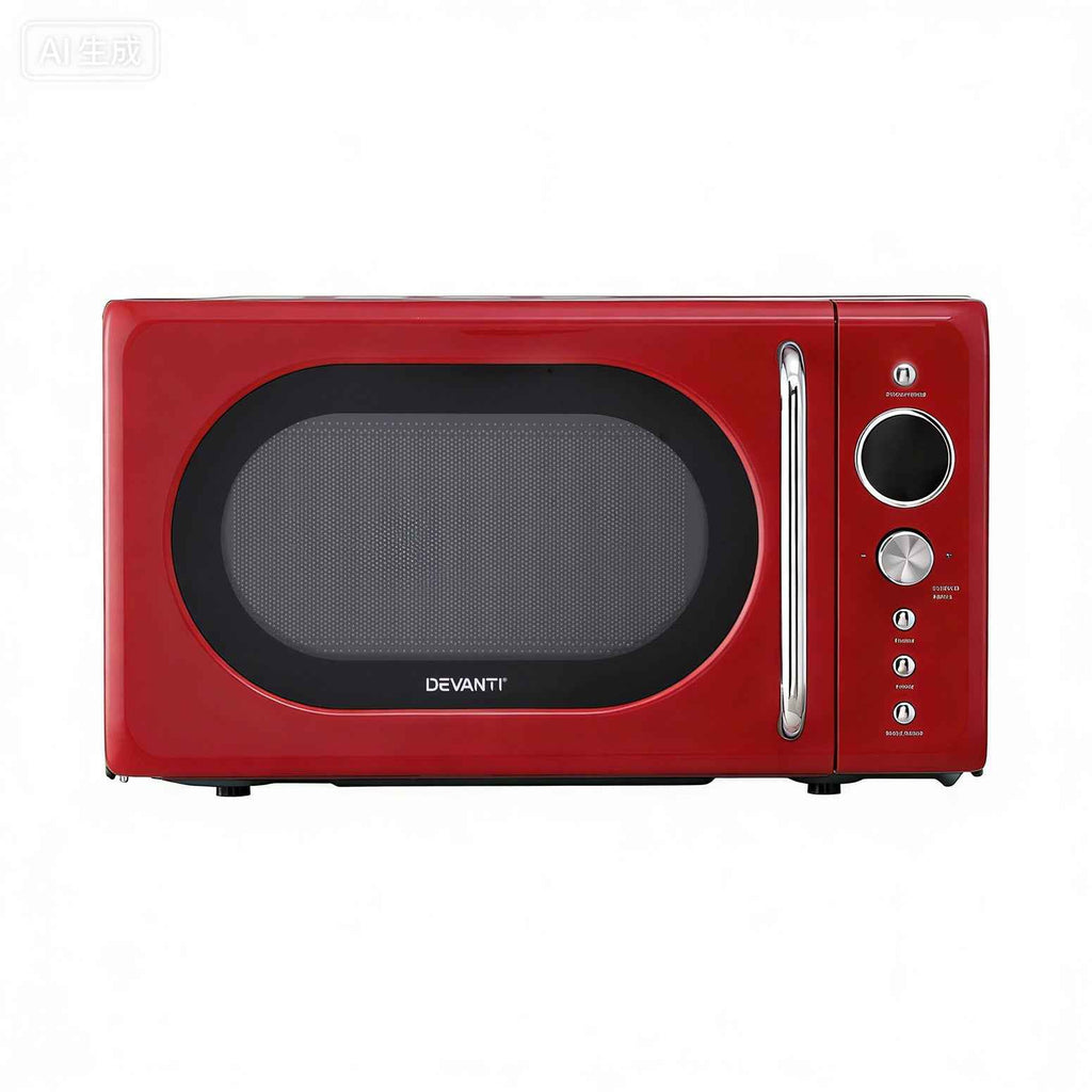 Devanti 20L Microwave Oven 700W Red