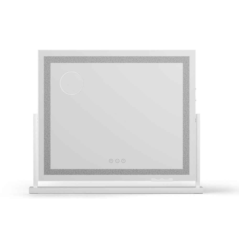 Embellir Makeup Mirror 60x50cm 360～ Rotatable Vanity Mirror with Lights Crystal LED