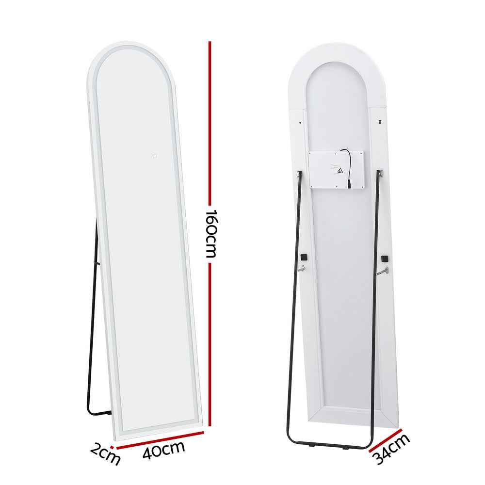 Embellir LED Full Length Mirror Floor Dressing Mirror 160cm