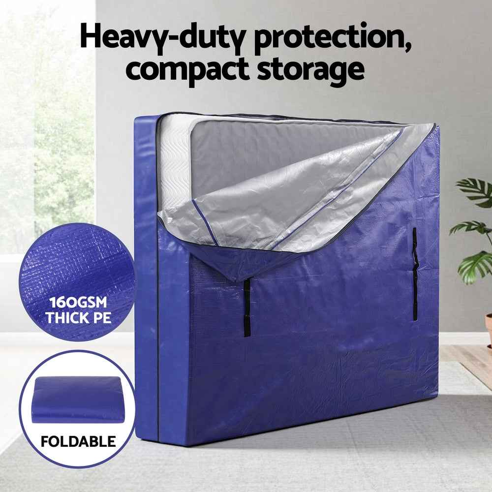 Atirss Mattress Bag Easy Moving Waterproof Storage Dust Cover Protector Double