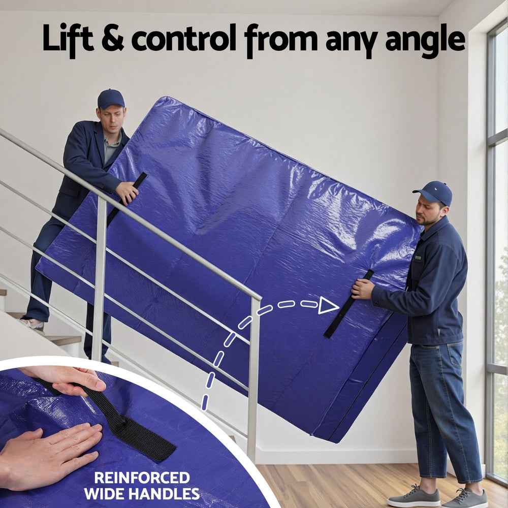 Atirss Mattress Bag Easy Moving Waterproof Storage Dust Cover Protector Double