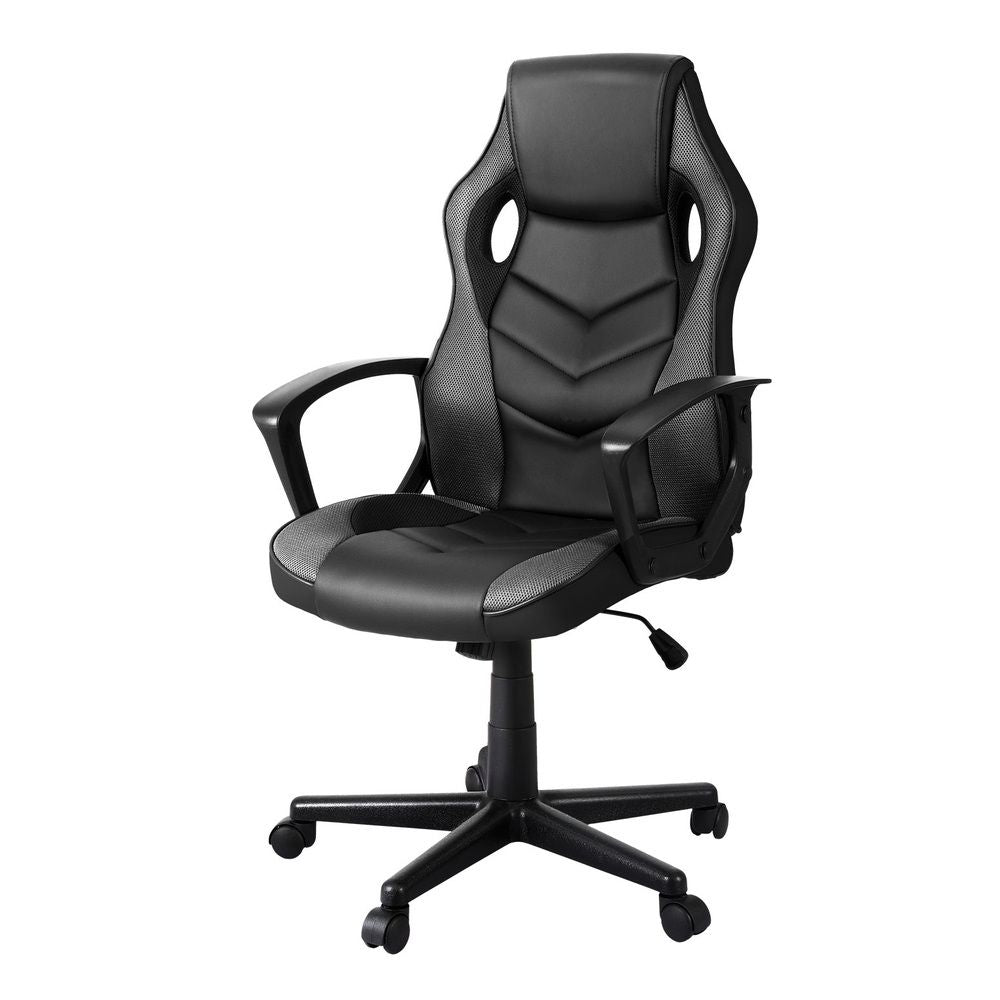 Silla de oficina para juegos Artiss Sillas de computadora Gris
