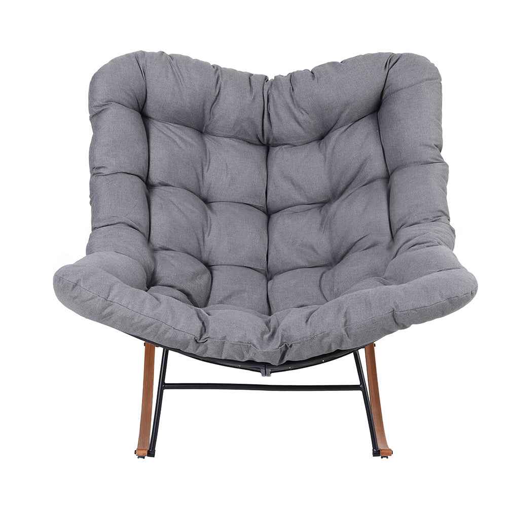 Gardeon Outdoor Rocking Chair Furniture Papasan Recliner Garden Patio Lounge Setting