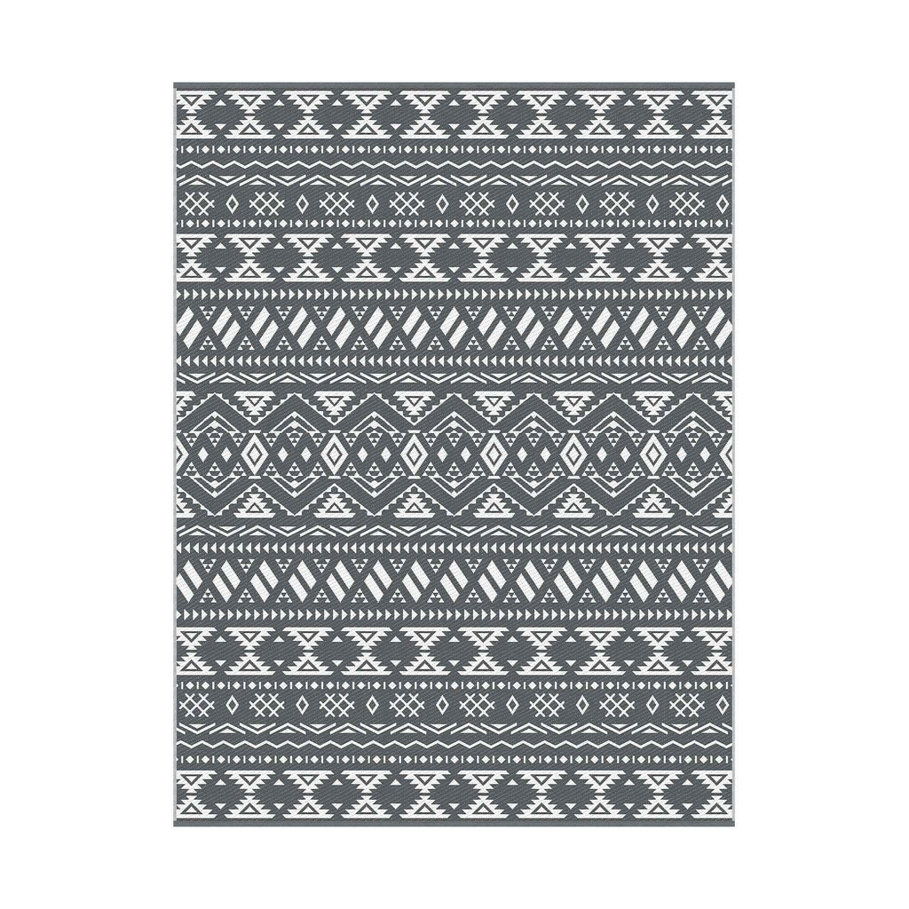 Gardeon Outdoor Rugs 274x366cm Large Carpet Reversible Area Mat PP Dual-Sided Patio Rug Bohemian