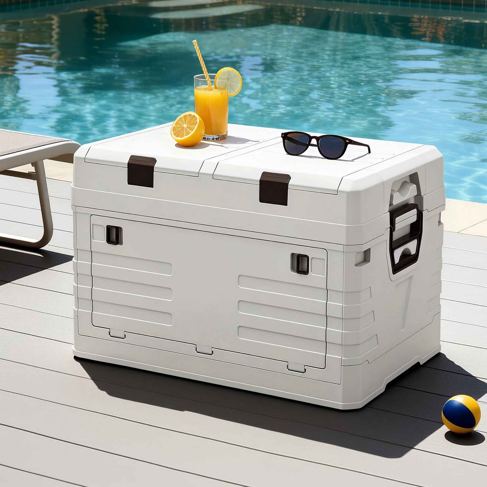 Gardeon 60L Outdoor Storage Box Foldable Camping Collapsible Bins Organizer