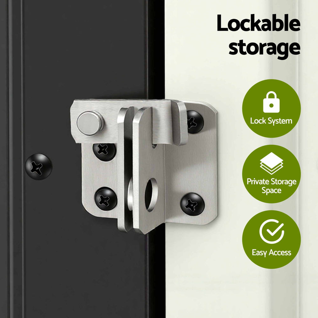 Gardeon Outdoor Storage Cabinet Garden Shed Steel Tool Lockable Cupboard Adjustable Shelves