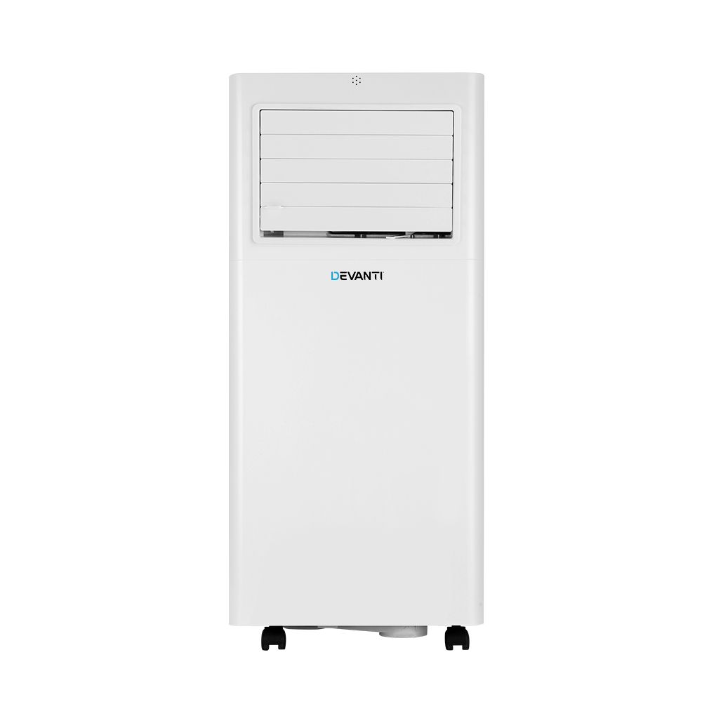 Devanti Portable Air Conditioner 7000BTU Cooling Mobile Fan Cooler Dehumidifier