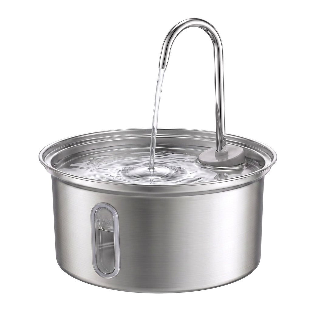 i.Pet 3.2L Cat Water Fountain Pet Feeder Dog Drinking Dispenser 304 Stainless Steel