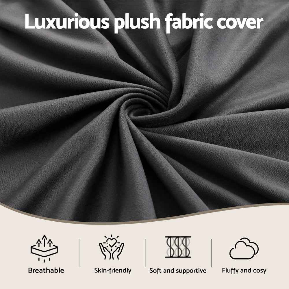 Giselle Bedding Wedge Pillow Grey