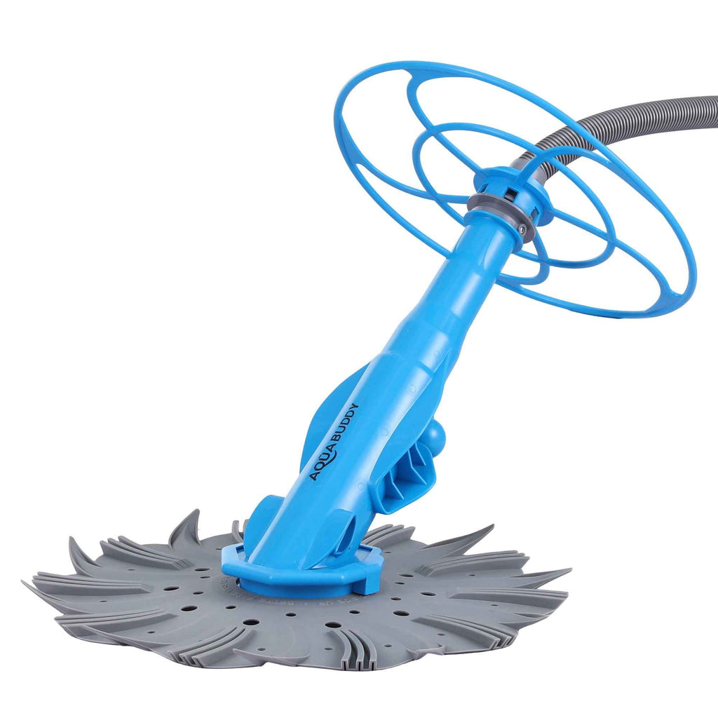 Aqua Buddy Vacuum Pool Cleaner Automatic Swimming Pool Floor Climb Wall Grey