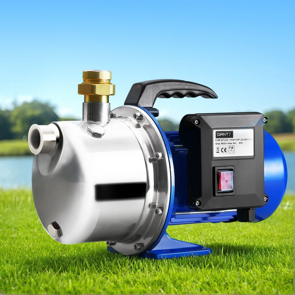 Giantz Water Pump High Pressure 1100W Stage Jet Rain Tank Pond Garden Irrigation