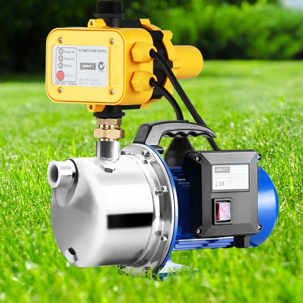 Giantz Garden Water Pump Jet High Pressure Controller Stage Irrigation Max. 4600L/H