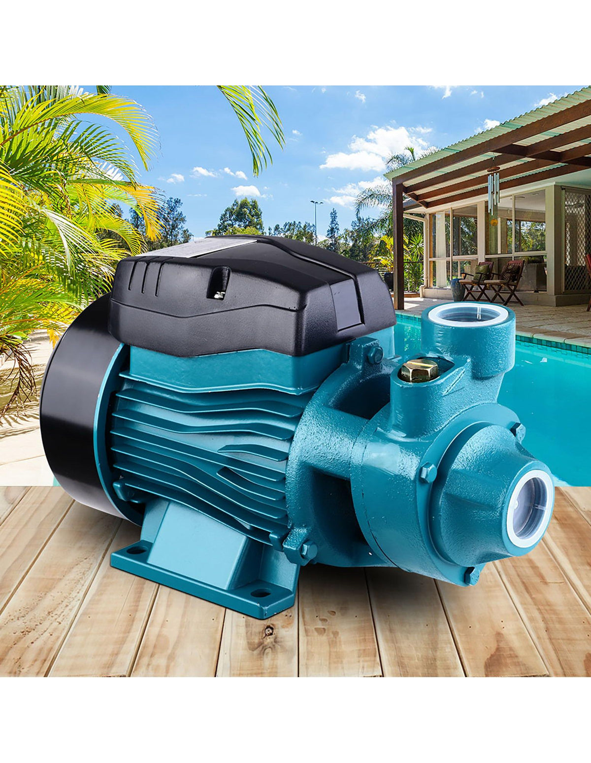 Giantz Peripheral Water Pump Clean Garden Farm Rain Tank Irrigation Electric QB60