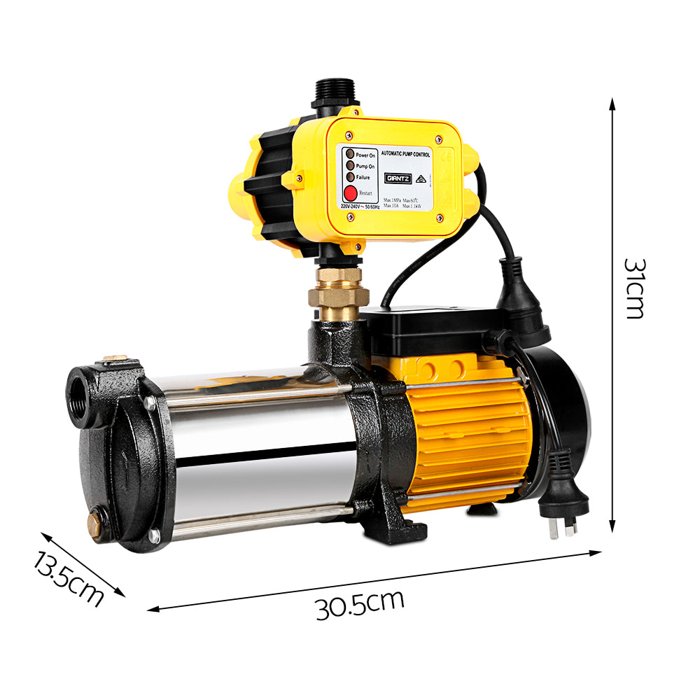 Giantz 水泵高压多级铜电机花园农场灌溉