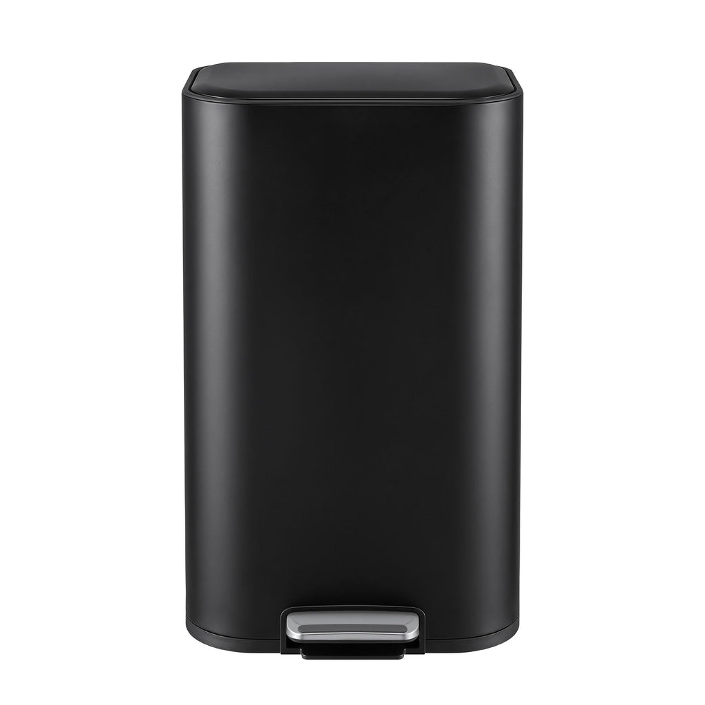Cefito 30L Pedal Rubbish Bin Kitchen Trash Garbage Waste Can Soft Close Black