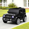 Coche eléctrico para niños Mercedes-Benz AMG G63 con licencia, 12 V, color negro