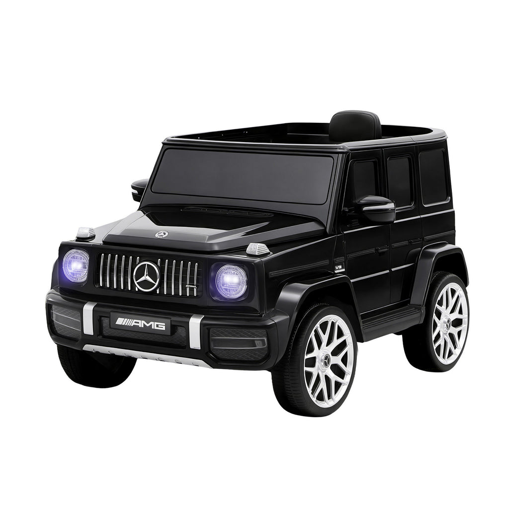 Coche eléctrico para niños Mercedes-Benz AMG G63 con licencia, 12 V, color negro