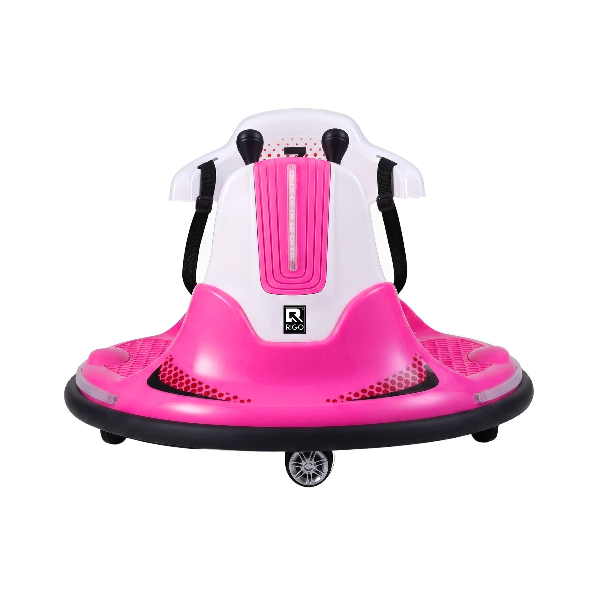 Rigo Ride on Cars Kids Bumper 12V Ride on Toy Toddler Remote Control Pink