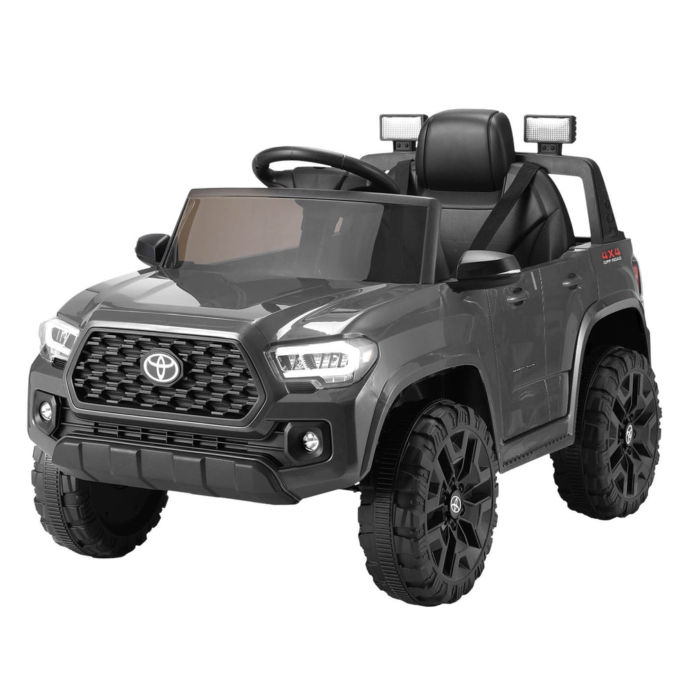 Kids Electric Ride On Car Toyota Tacoma Off Road Jeep Toy Cars Remote 12V Grey