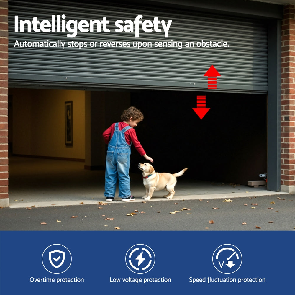 UL-tech Garage Roller Door Opener 800N Motor Auto Safety Reverse 220V