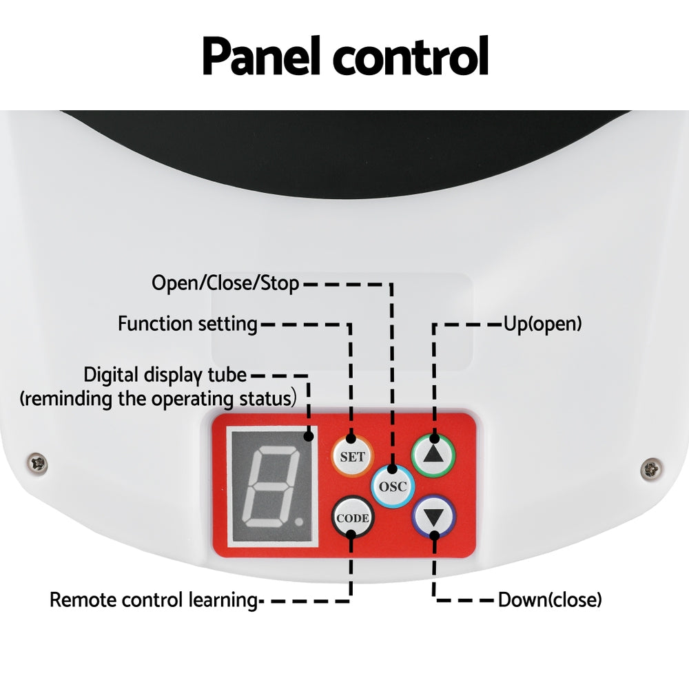 UL-tech Garage Roller Door Opener 800N Motor Auto Safety Reverse 220V